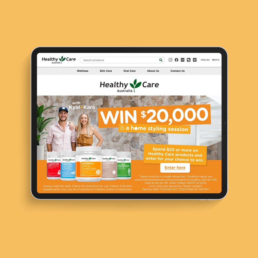NATURE’S CARE – Healthy Care Consumer Promotion